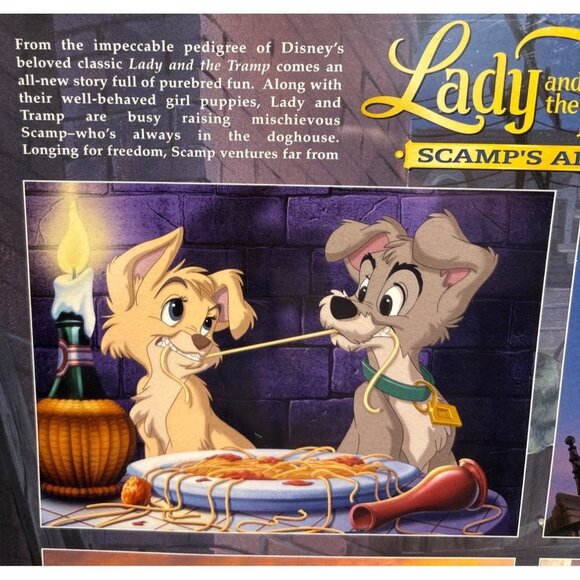 Walt Disney Lithograph Portfolio Lady & The Tramp II Scamps Adventure Exclusive - Picture 6 of 9